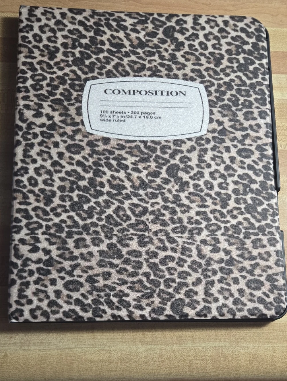 Ipad 13in M3 Leopard Print Tablet Case - Beige/Black